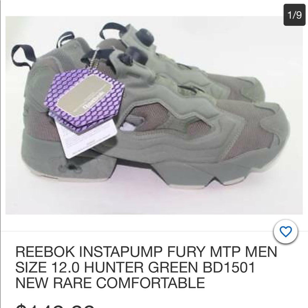 Like New Reebok insta Pump - Picture 7 of 7